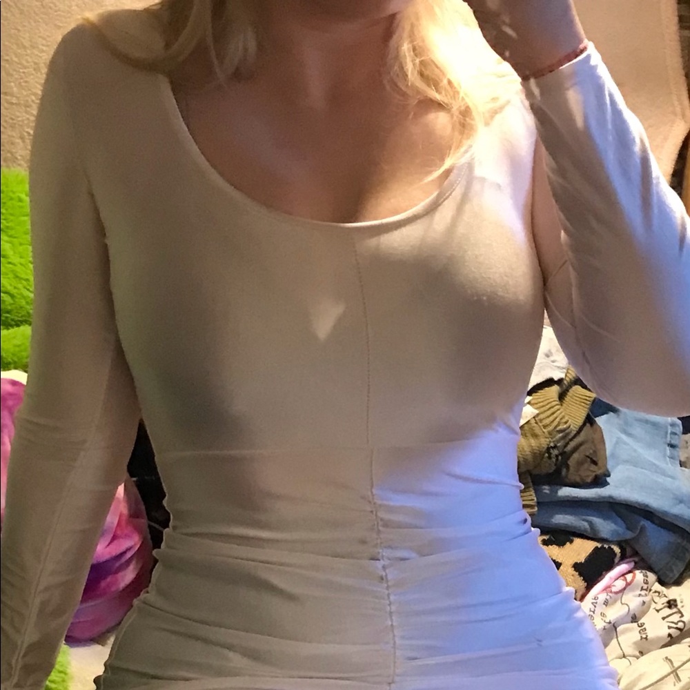Sleek purple dress